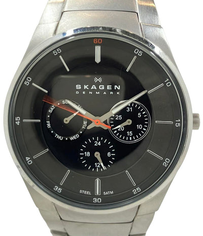 スカーゲン 腕時計 クオーツ ブラック SKW6054 メンズ SKAGEN