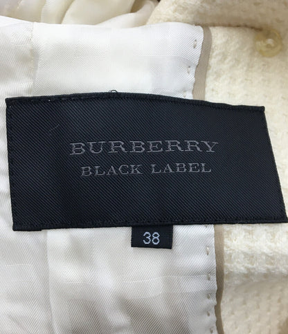 バーバリーブラックレーベル  ノーカラーダブルコート      レディース SIZE 38 (M) BURBERRY BLACK LABEL