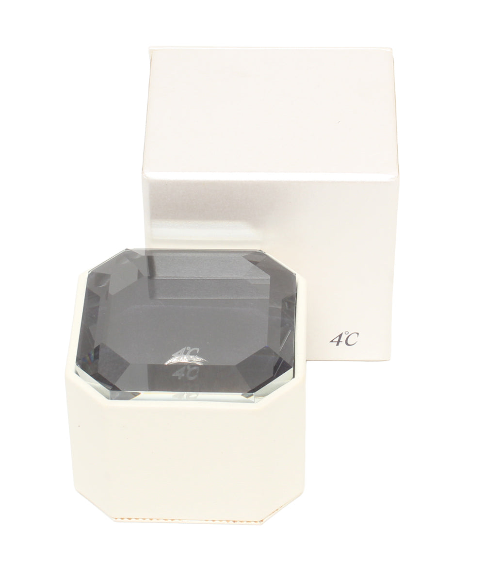 4℃ リング 指輪 Pt999 ダイヤ5P レディース SIZE 8号 ヨンドシー