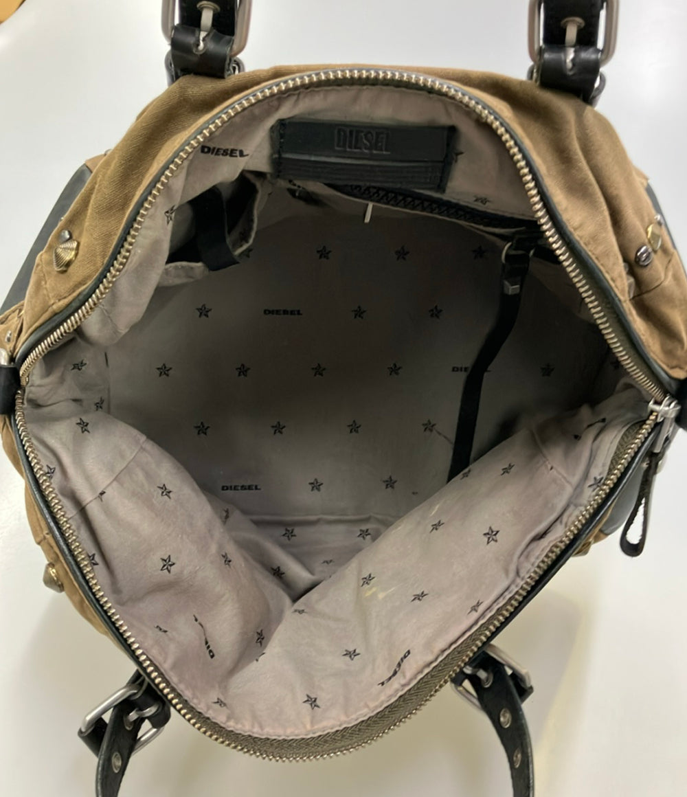 DIESEL ハンドバッグ ショルダーバッグ 2WAY 斜め掛け スタッズ レディース ディーゼル