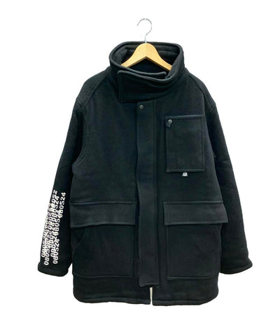 ヘックスアンチスタイル ウールナイロンハーフジャケット アウター コート メンズ SIZE L HEX ANTISTYLE