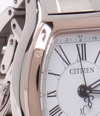 CITIZEN 腕時計 クロスシー xC ソーラー電波 ホワイト レディース シチズン
