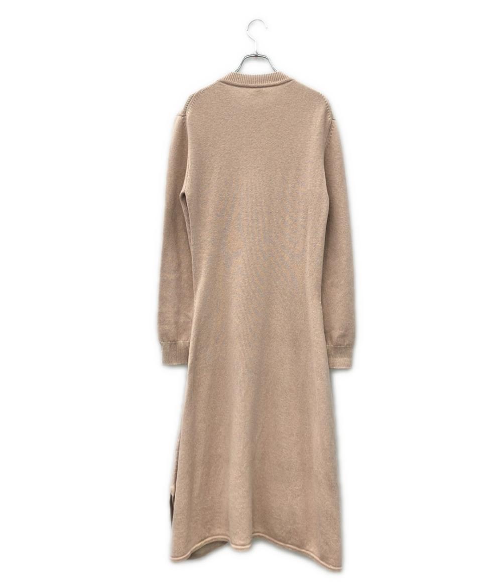 HERMES ロングスリーブ ニットワンピース 3H2500D1 レディース SIZE 38