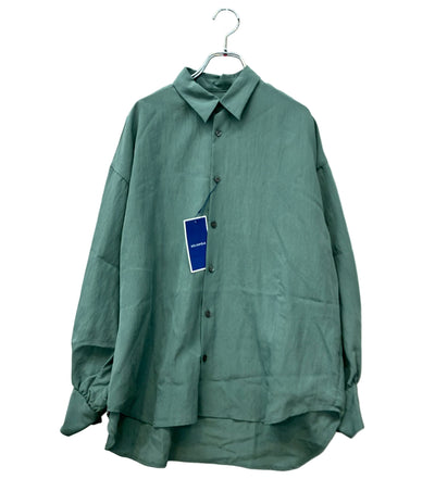 heliopole 長袖シャツ VINTAGE POPLIN REGULAR SHIRT タグ付き フロントボタン レディース SIZE 38 (M) エリオポール