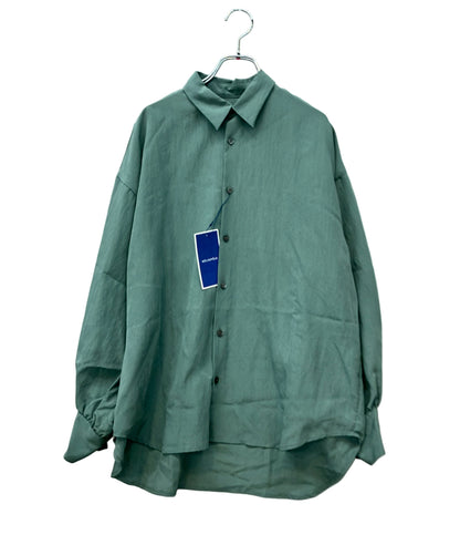 heliopole 長袖シャツ VINTAGE POPLIN REGULAR SHIRT タグ付き フロントボタン レディース SIZE 38 (M) エリオポール