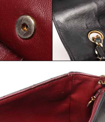 CHANEL チェーンショルダーバッグ 斜め掛け ゴールド金具 1番台 ダイアナマトラッセ レディース シャネル