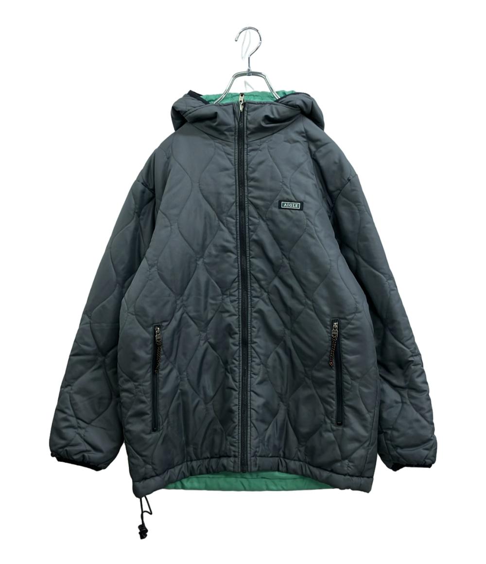 美品 AIGLE ナイロンジャケット リバーシブル メンズ SIZE M エーグル