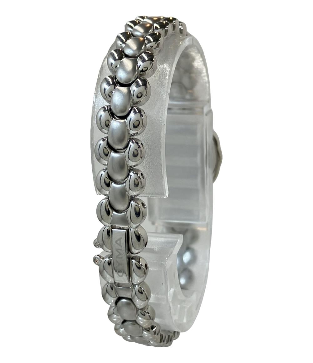 【オブレイ】純銀クオーツ シーマ 腕時計 クオーツ ホワイト 634Y レディース CYMA