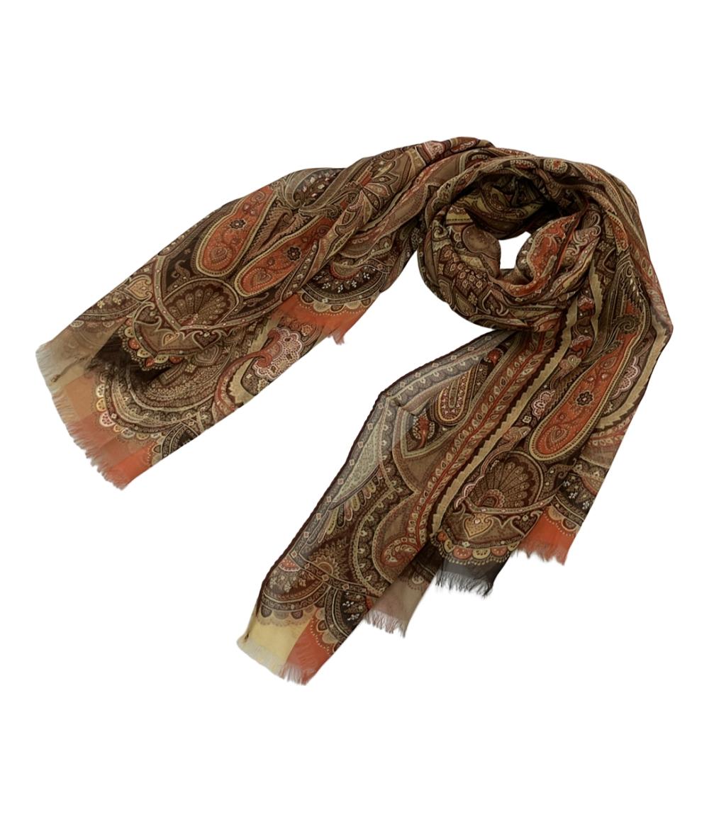 エトロ シルクストール シルク 100% ペイズリー柄 レディース ETRO