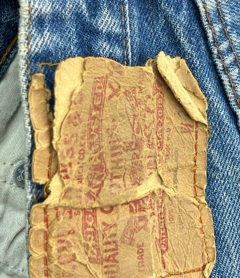 Levi's ダメージデニムパンツ ボタンフライ メンズ SIZE 29 (S) リーバイス