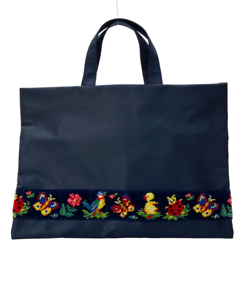 美品 FEILER トートバッグ ハイジバッグ 花柄 レディース フェイラー