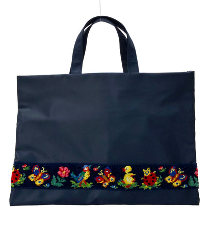美品 FEILER トートバッグ ハイジバッグ 花柄 レディース フェイラー
