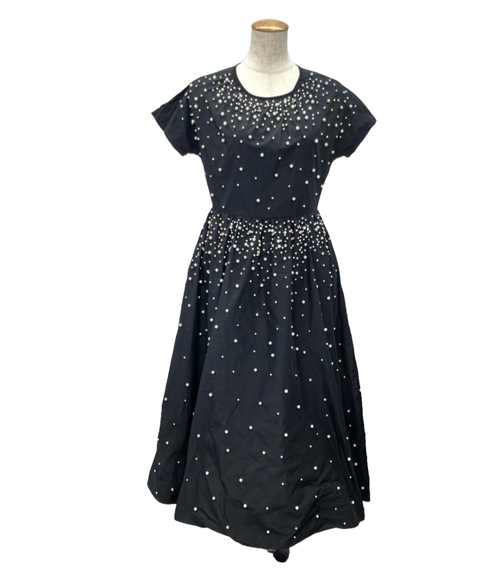 RED VALENTINO 半袖パールワンピース レディース SIZE 40 (M) レッド