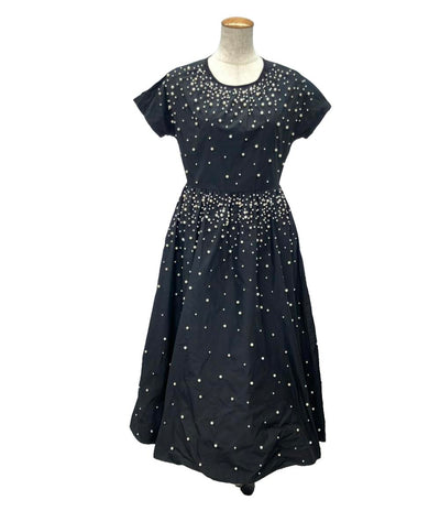 レッド ヴァレンチノ 半袖パールワンピース レディース SIZE 40 (M) RED VALENTINO