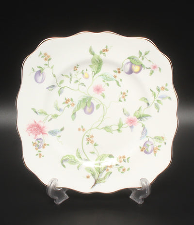 美品 WEDGWOOD スクエアプレート 皿 21cm スウィートプラム ウェッジウッド