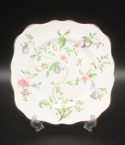 美品 WEDGWOOD スクエアプレート 皿 21cm スウィートプラム ウェッジウッド