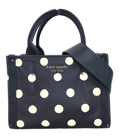 ケイトスペード 美品 2way ドット柄ナイロンハンドバッグ ミニショルダーバッグ 斜め掛け レディース kate spade–rehello by  BOOKOFF