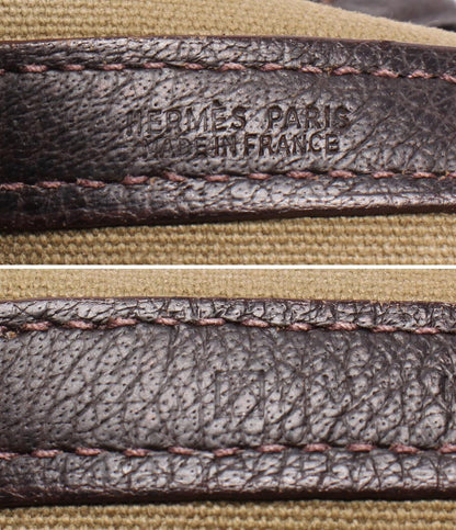 HERMES トートバッグ □F刻印 シルバー金具 ガーデンパーティPM レディース メンズ エルメス