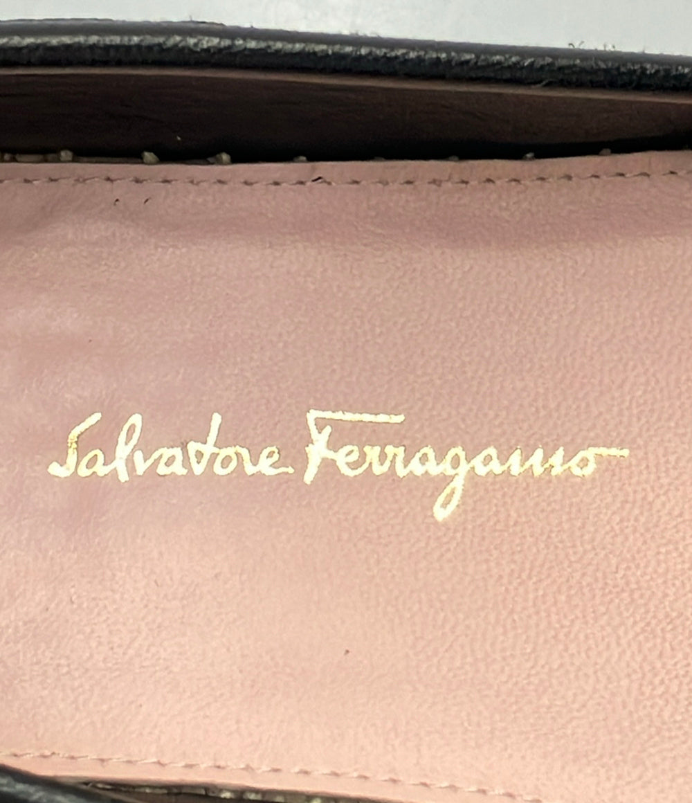 Salvatore Ferragamo エスパドリーユスリッポン ガンチーニ レディース SIZE 7 サルヴァトーレフェラガモ