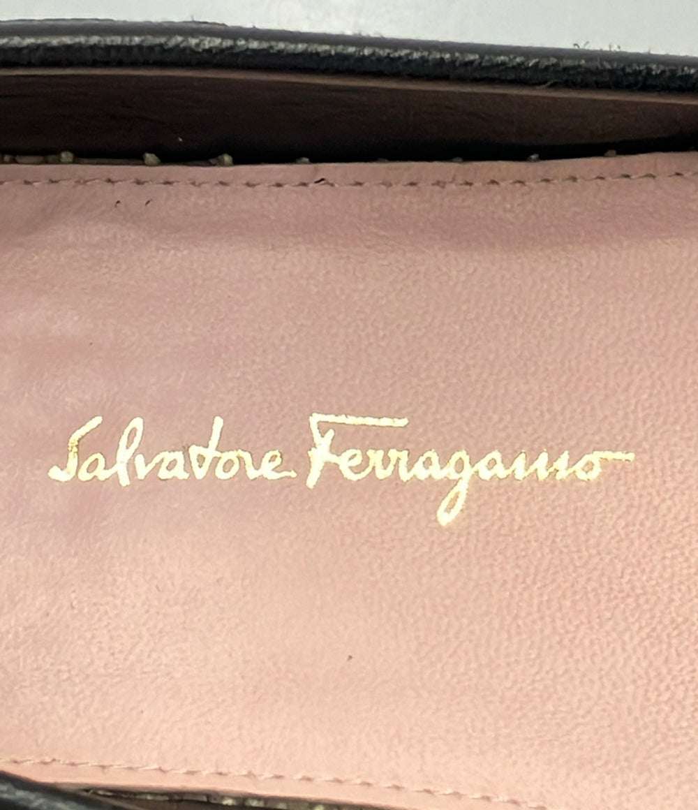 Salvatore Ferragamo エスパドリーユスリッポン ガンチーニ レディース SIZE 7 サルヴァトーレフェラガモ