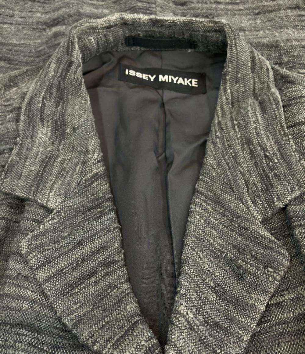 ISSEY MIYAKE MEN シルクツイード テーラードジャケット メンズ SIZE 2 イッセイミヤケ メン