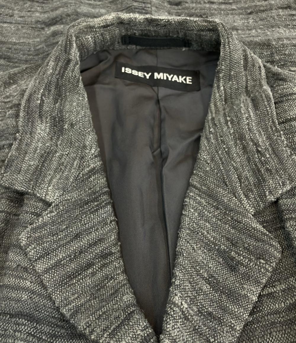 ISSEY MIYAKE MEN シルクツイード テーラードジャケット メンズ SIZE 2 イッセイミヤケ メン