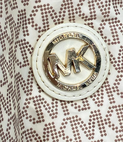 MICHAEL KORS ダウンジャケット モノグラム柄 クロップド丈 レディース SIZE M マイケルコース