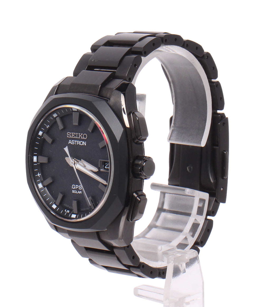SEIKO 腕時計 アストロン ASTRON GPSソーラー ブラック 3X22-0AD0 メンズ セイコー