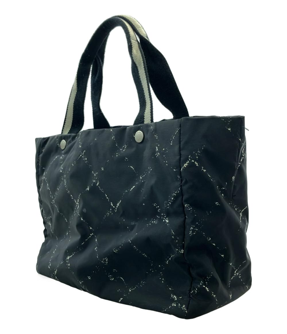 CHANEL バッグ 黒 ナイロン シャネル ナイロン トートバッグ トラベルライン レディース CHANEL