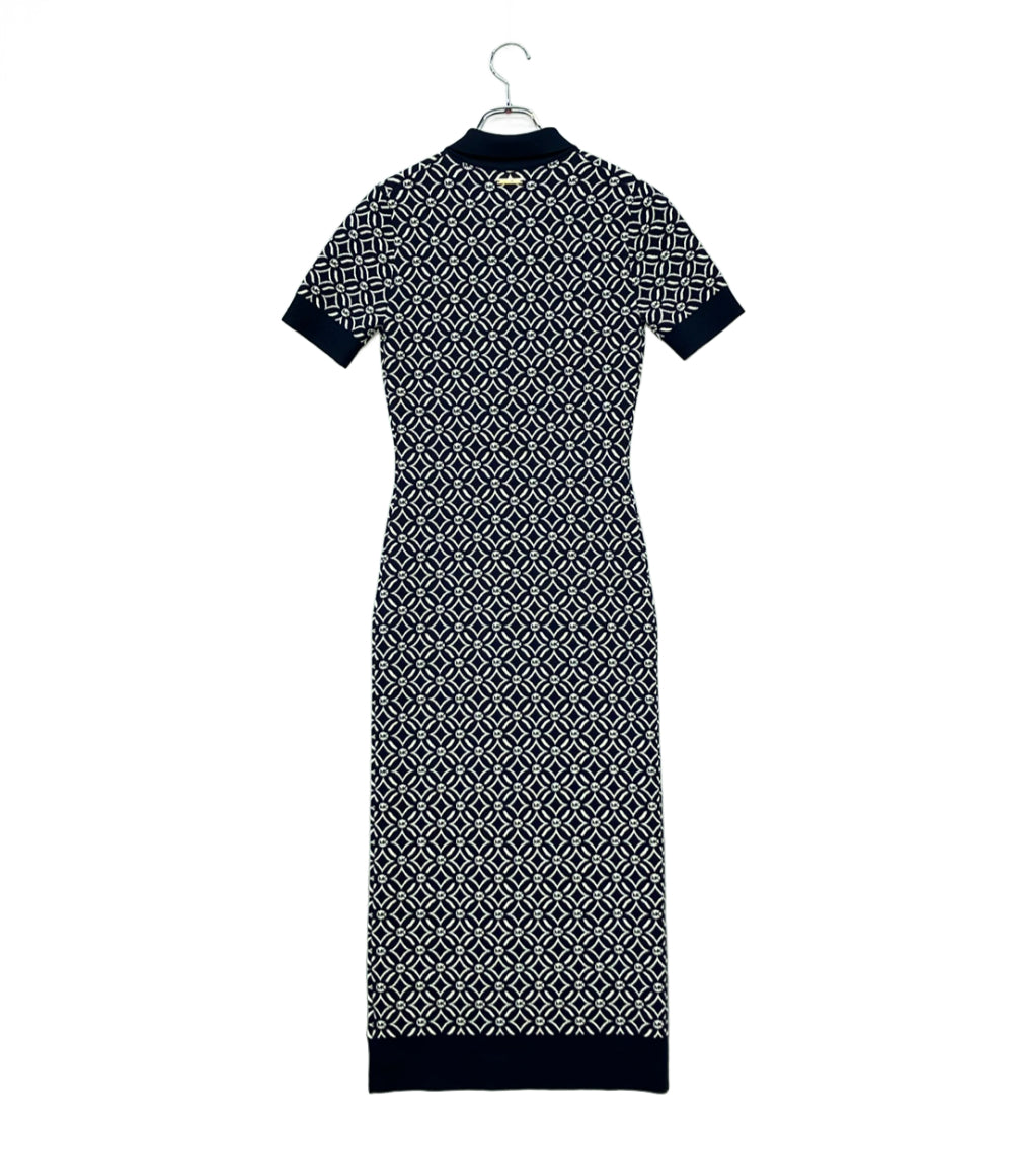 美品 MICHAEL KORS 半袖ニットワンピース JF4820FJL レディース SIZE XS マイケルコース
