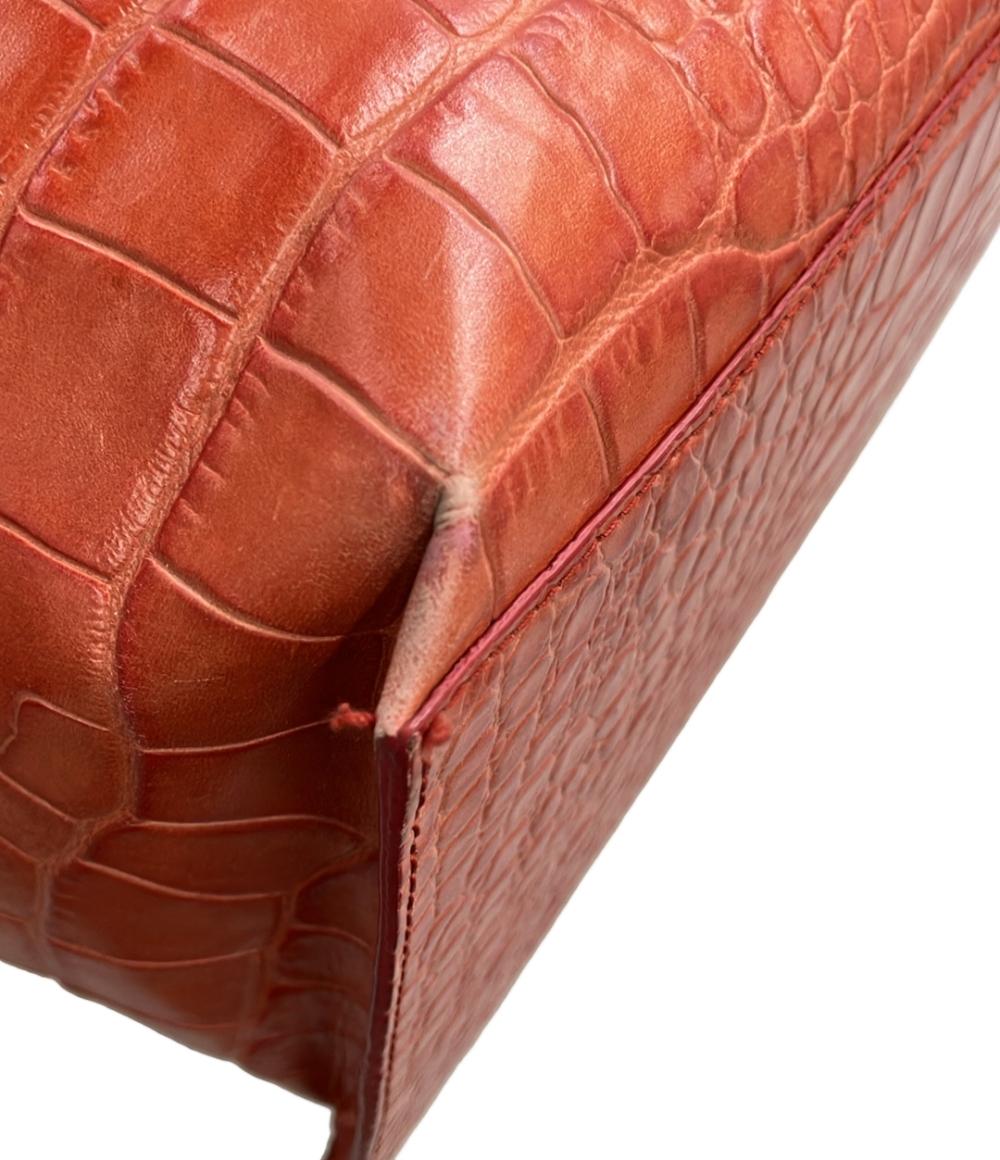 Furla ハンドバッグ クロコ型押し レディース フルラ