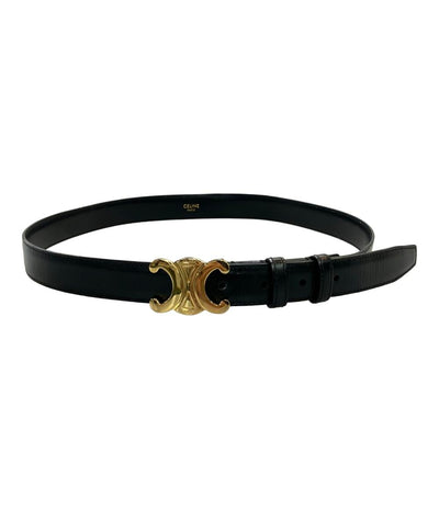 美品 CELINE ベルト ミディアム トリオンフ トリヨンレザー ULM1222 ユニセックス セリーヌ