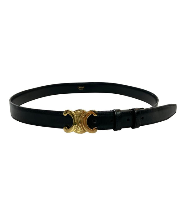 【美品】セリーヌCELINE　トリオンフ ベルト 美品 CELINE ベルト ミディアム トリオンフ トリヨンレザー ULM1222