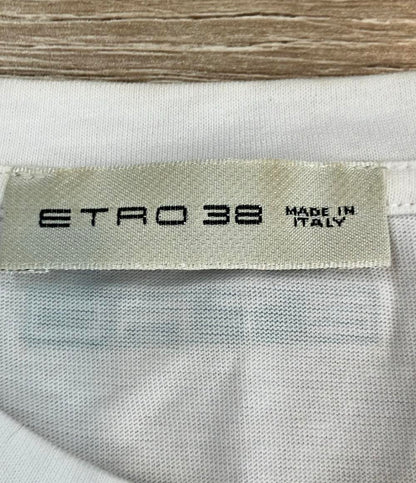 訳あり ETRO 半袖Tシャツ 刺繍 192-18031-7951 レディース SIZE 38 (S) エトロ