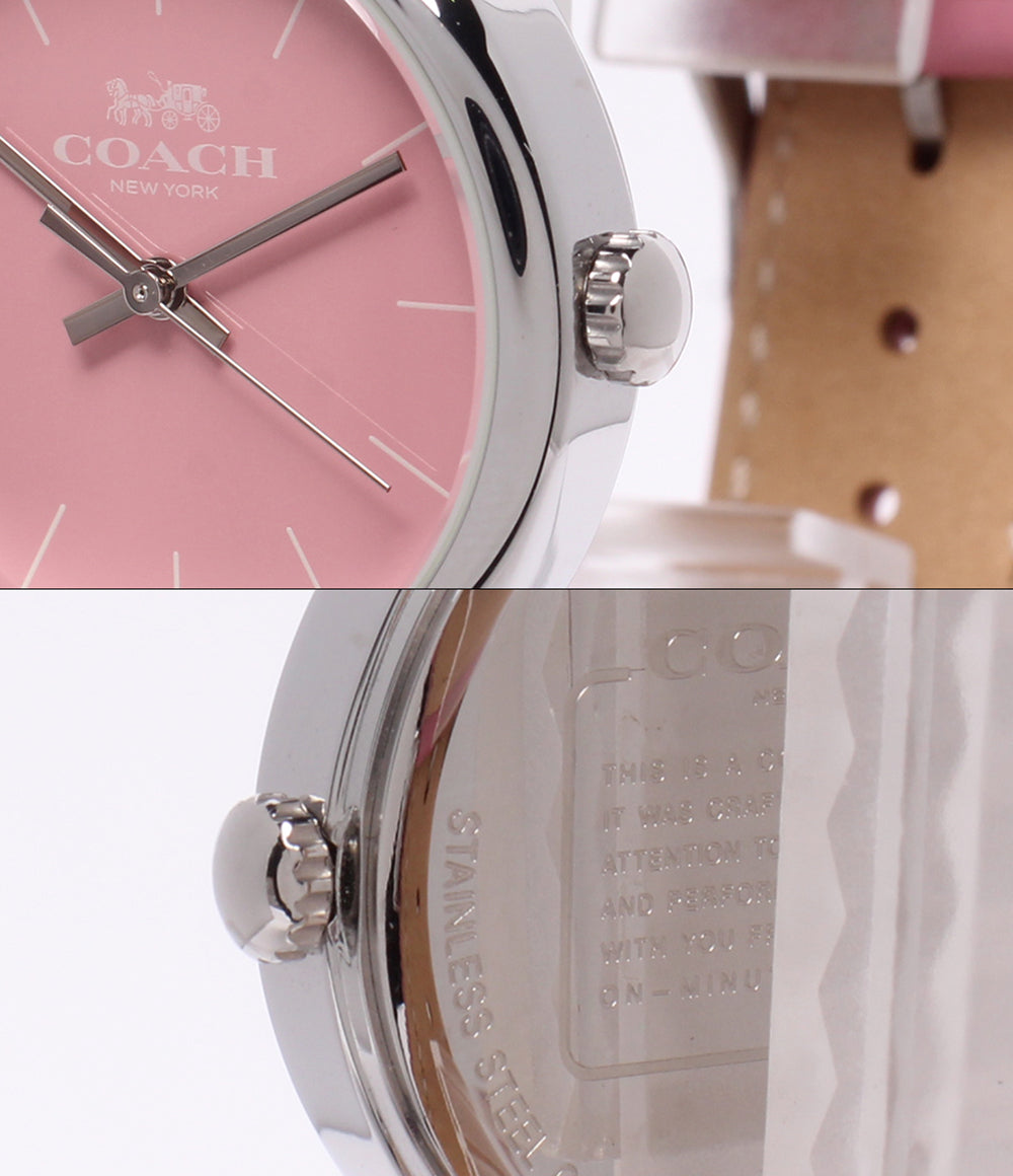 COACH 腕時計 クオーツ ピンク CA.117.7.112.1536 レディース コーチ