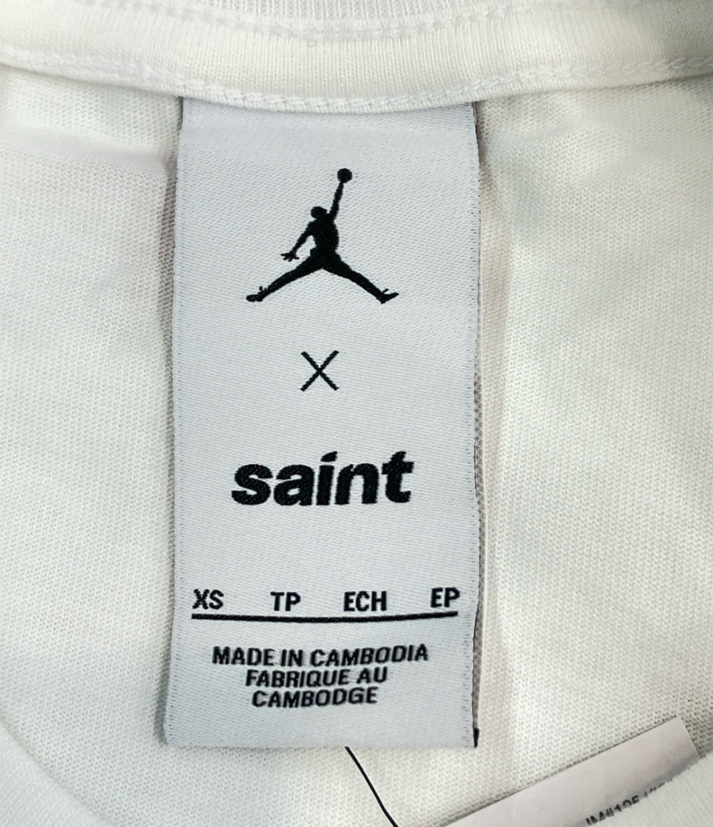 美品 SAINT MICHAEL JORDAN BRAND オーバーサイズ 半袖Tシャツ メンズ SIZE XS セントマイケル ジョーダン ブランド