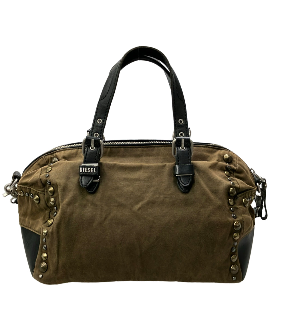 DIESEL ハンドバッグ ショルダーバッグ 2WAY 斜め掛け スタッズ レディース ディーゼル