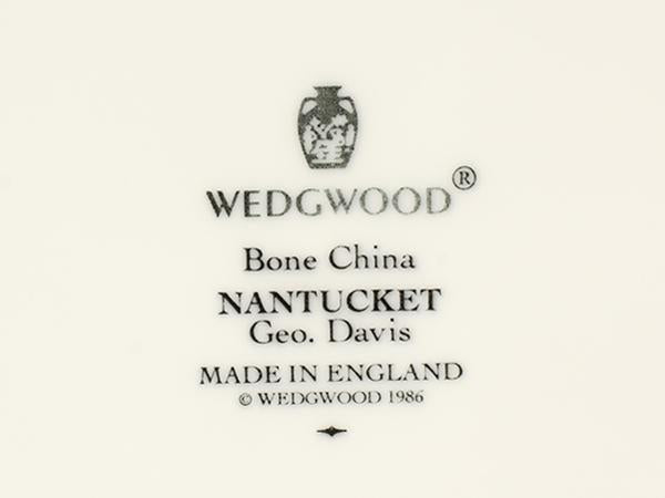 美品 ウエッジウッド B&Bプレート 皿 26cm ナンタケット WEDGWOOD