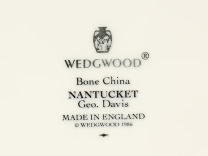美品 ウエッジウッド B&Bプレート 皿 26cm ナンタケット WEDGWOOD