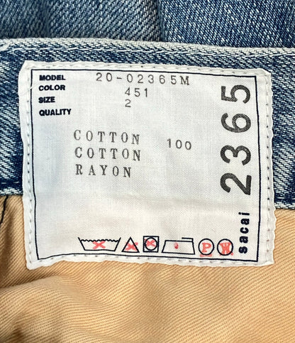 Sacai ベルテッド カットオフ デニムパンツ 20-02365M メンズ SIZE 2 サカイ