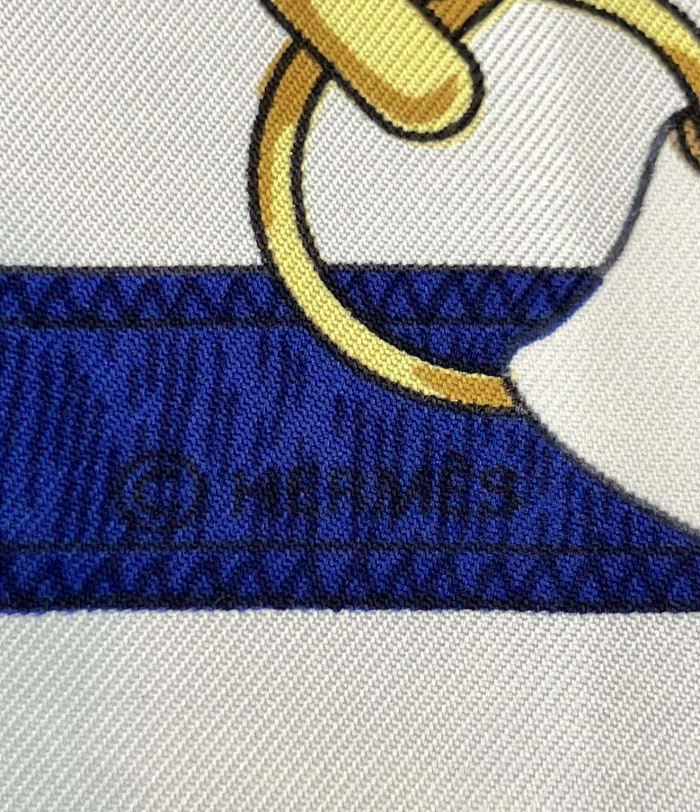 HERMES スカーフ シルク100% カレ90 Eperon dor レディース エルメス