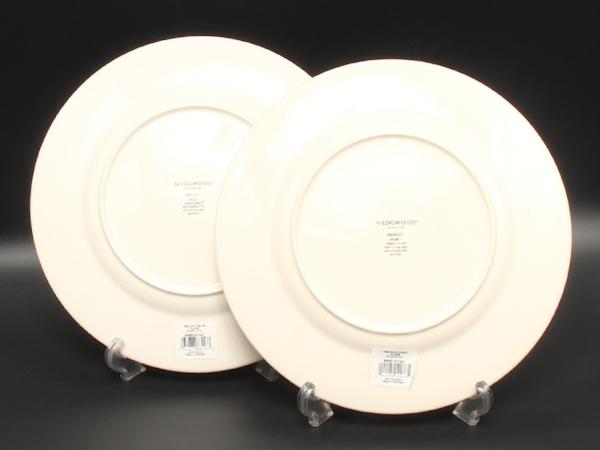美品 ウエッジウッド プレート 大皿 2点セット 27cm フェスティビティ アイボリー ブルー WEDGWOOD