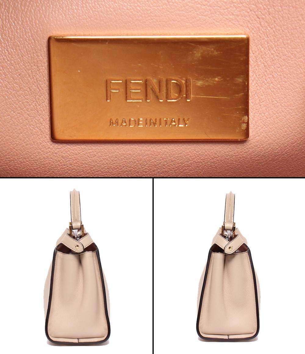 【ほぼ未使用】フェンディ ピーカブー エッセンシャル 2way 8BN300 茶 FENDI - 【ほぼ未使用】フェンディ ピーカブー エッセンシャル 2way