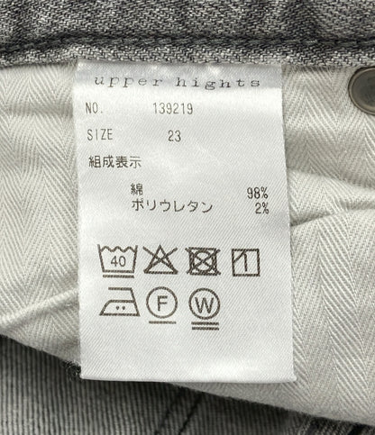 アッパーハイツ スキニーデニムパンツ ダメージ加工 レディース SIZE 23 (XS) Upper hights