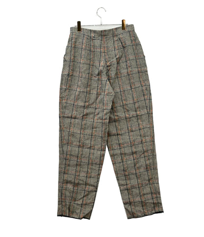 Emporio Armani ハイウエストパンツ タータンチェック 5NP38T52114 レディース SIZE 42 (L) エンポリオ・アルマーニ