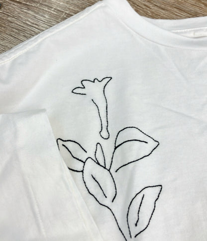 TANAKA 半袖Tシャツ26SS オーバーサイズ THE BOXY TEE (EMBROIDERY) メンズ ユニセックス SIZE XS タナカ