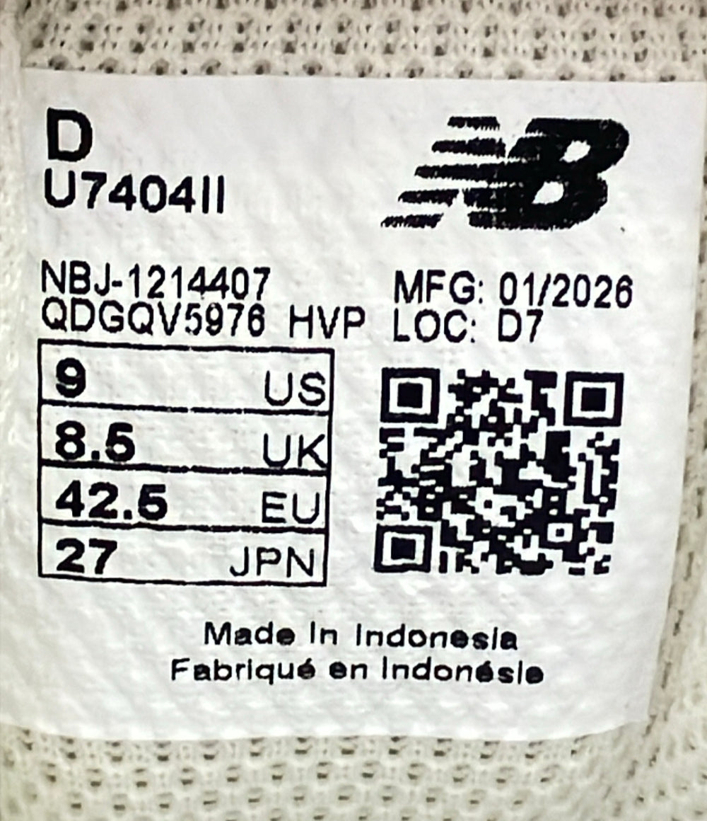 NEW BALANCE ローカットスニーカー Warm Skies 740 U7404II メンズ SIZE 27.0 ニューバランス