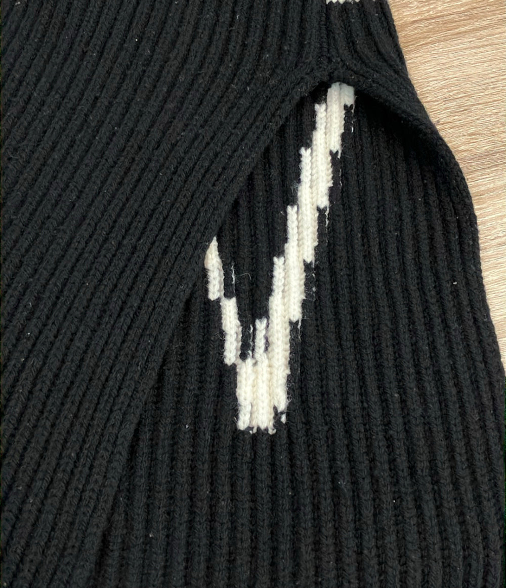 VALENTINO ロゴ ウール ポンチョ レディース SIZE S ヴァレンティノ