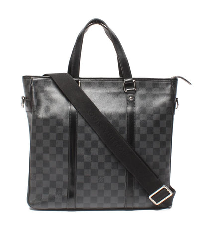 ルイ・ヴィトン 2wayトートバッグ ショルダーバッグ 斜め掛け タダオPM ダミエ・グラフィット N41259 メンズ LOUIS VUITTON