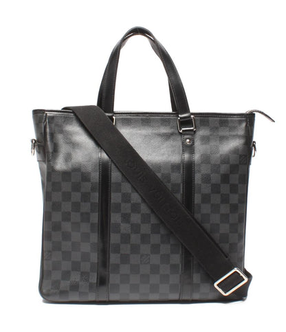 ルイ・ヴィトン 2wayトートバッグ ショルダーバッグ 斜め掛け タダオPM ダミエ・グラフィット N41259 メンズ LOUIS VUITTON